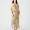 Robe Aida couleur sable