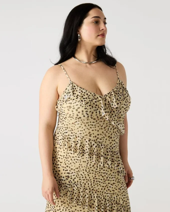 Robe Aida couleur sable