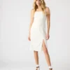 Robe en denim Giselle blanche Robe en denim Giselle blanche