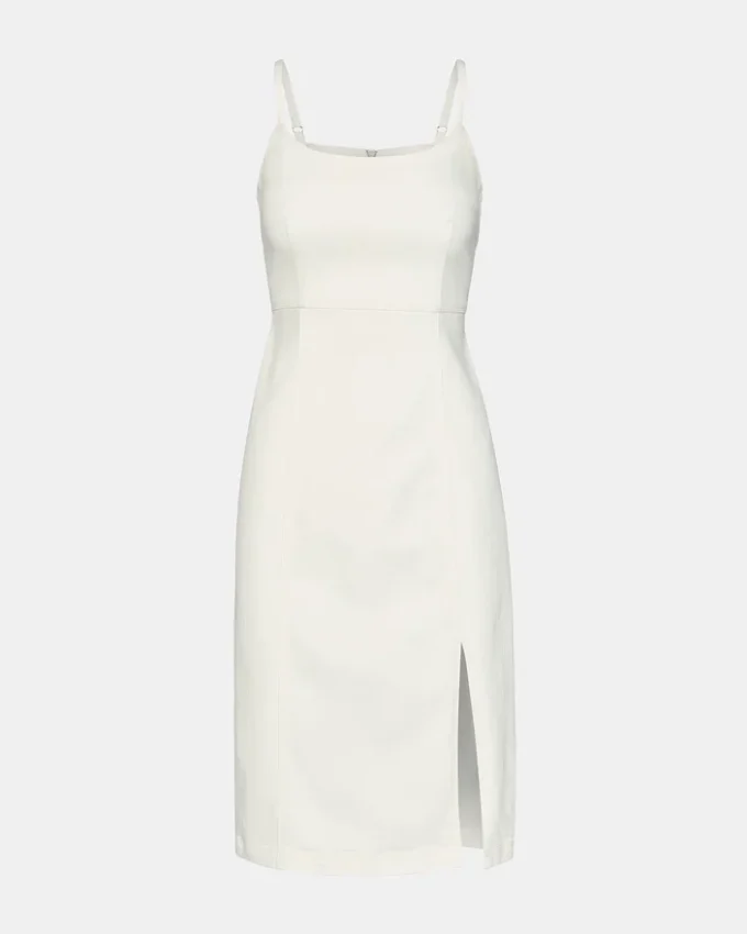 Robe en denim Giselle blanche Robe en denim Giselle blanche