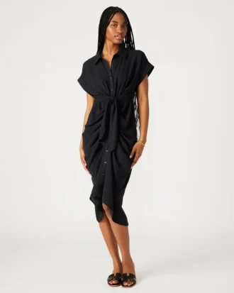 Robe en maille Tori noire Robe en maille Tori noire