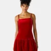 Robe Giovanna en velours rouge Robe Giovanna en velours rouge
