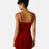 Robe Giovanna en velours rouge Robe Giovanna en velours rouge