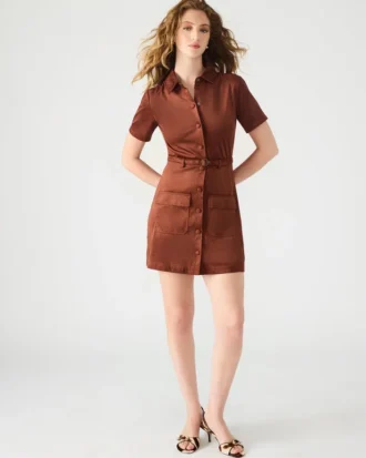 Robe Joliana Figue foncée