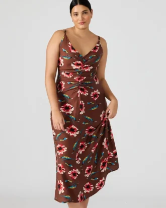 Robe Monroe marron