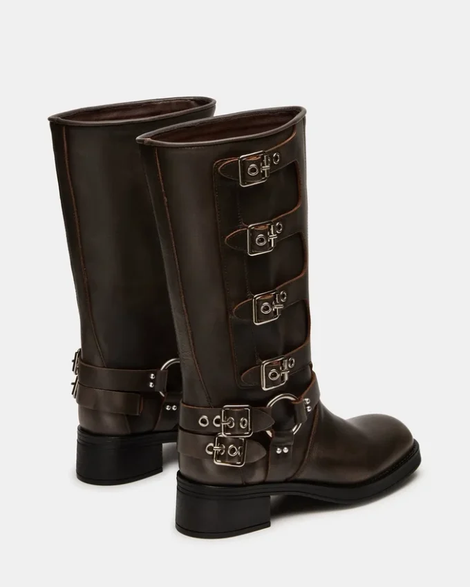 Rocky Brown, largeur mollet, effet vieilli Rocky Brown, largeur mollet, effet vieilli