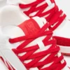 Rouge skateur/blanc strass