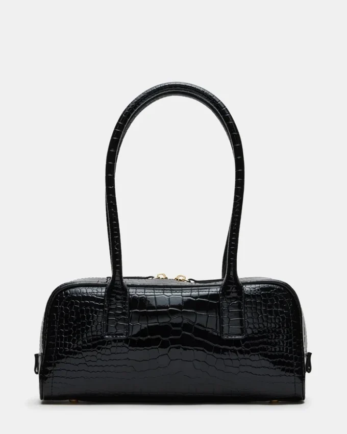 Sac Anise Noir Crocodile