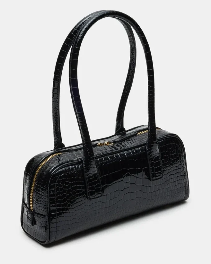 Sac Anise Noir Crocodile