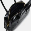 Sac Anise Noir Crocodile
