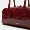 Sac Anise Rouge Crocodile