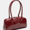 Sac Anise Rouge Crocodile