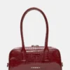 Sac Anise Rouge Crocodile