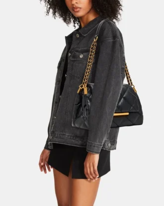 Sac Colette noir/doré