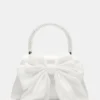 Sac Cosette en satin blanc