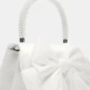 Sac Cosette en satin blanc