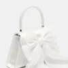 Sac Cosette en satin blanc