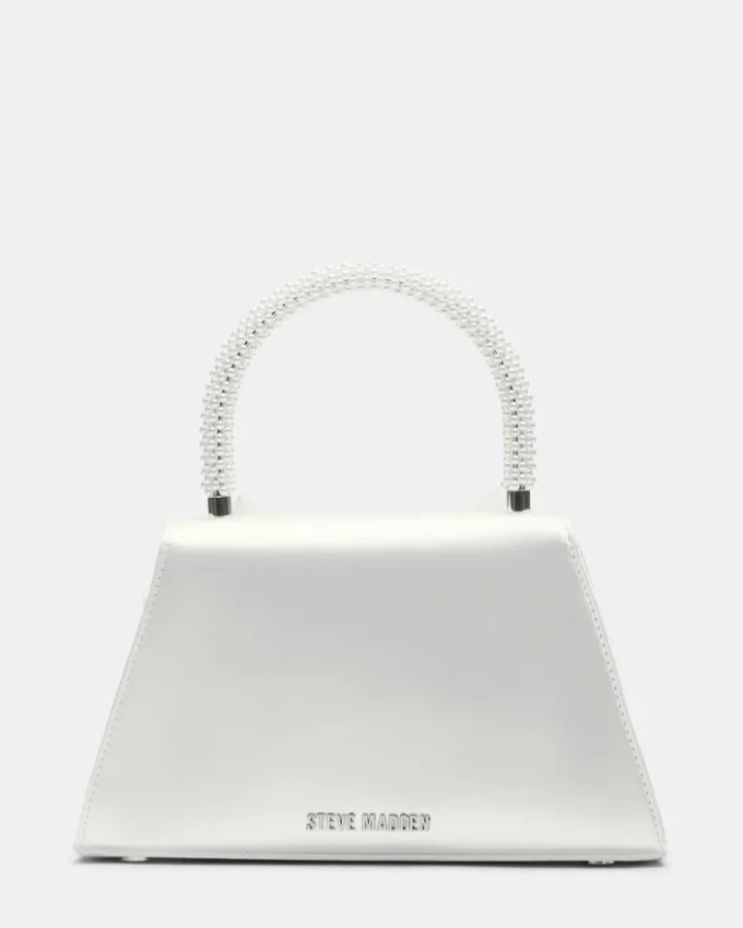 Sac Cosette en satin blanc