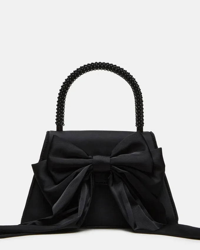 Sac Cosette en satin noir Sac Cosette en satin noir