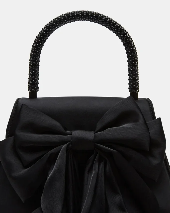 Sac Cosette en satin noir Sac Cosette en satin noir