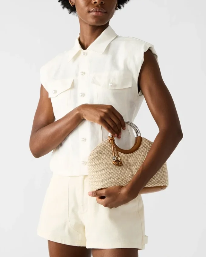 Sac en paille Geena Light Natural