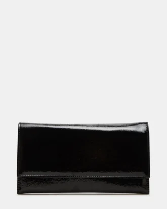 Sac Juliana en cuir verni noir