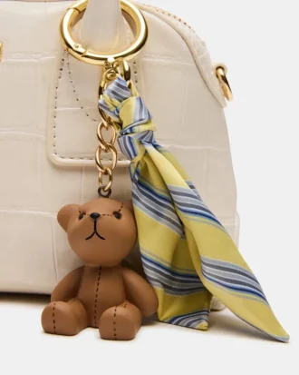 Sac Melodie en crocodile blanc