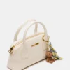 Sac Melodie en crocodile blanc