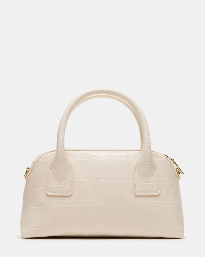 Sac Melodie en crocodile blanc