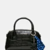 Sac Melodie Noir Crocodile