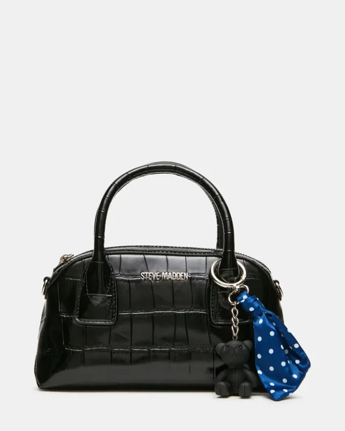 Sac Melodie Noir Crocodile