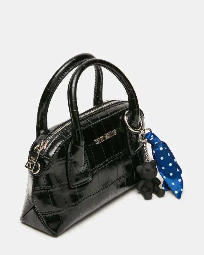 Sac Melodie Noir Crocodile
