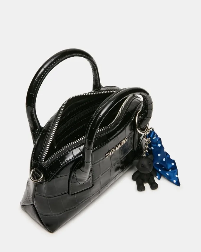 Sac Melodie Noir Crocodile