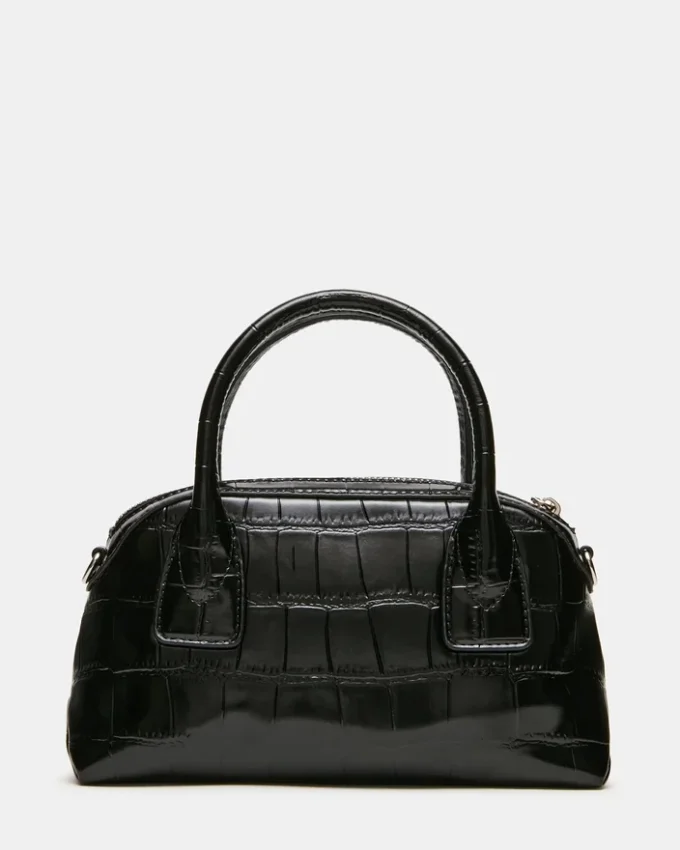 Sac Melodie Noir Crocodile