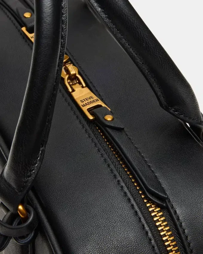 Sac Merit en cuir noir