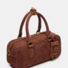 Sac Merit en daim marron
