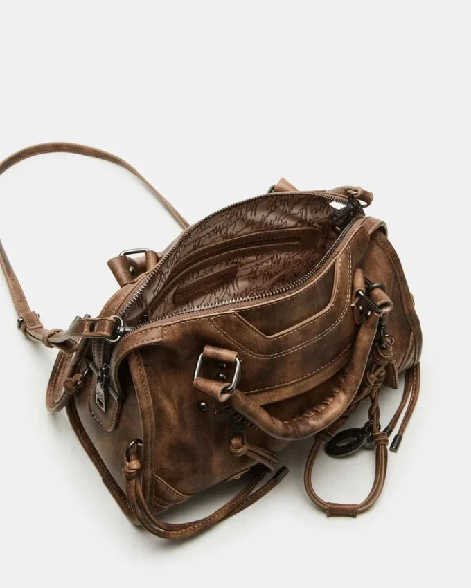 Sac Riggs marron vieilli