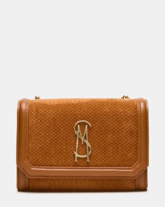 Sac tissé Larisa, couleur tabac