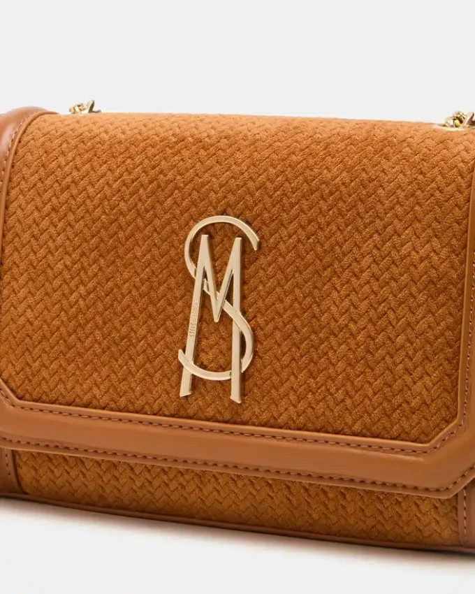 Sac tissé Larisa, couleur tabac