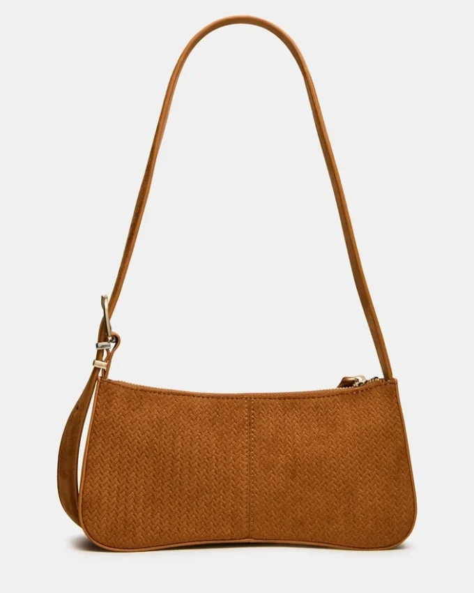 Sac tissé Tanzie, couleur tabac