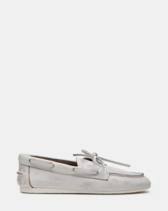 Sag en cuir blanc