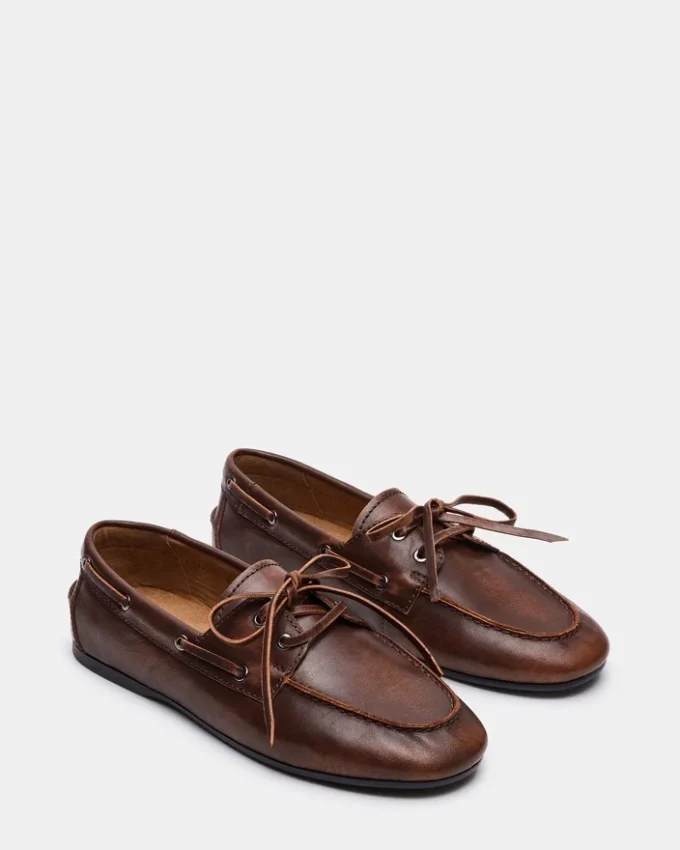 Scoutt en cuir marron