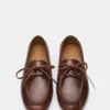 Scoutt en cuir marron