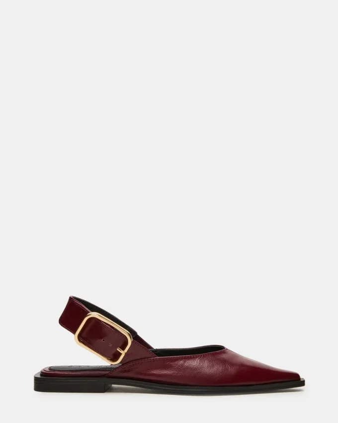 Shay en cuir bordeaux