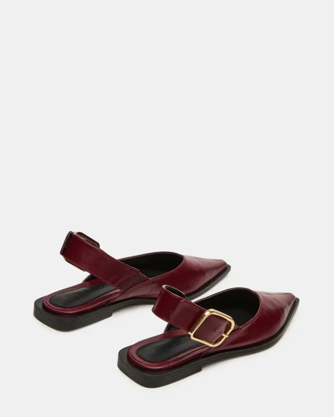 Shay en cuir bordeaux