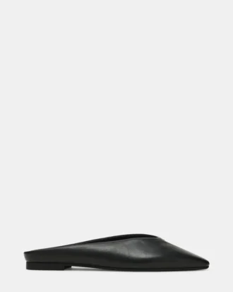 Sherman en cuir noir