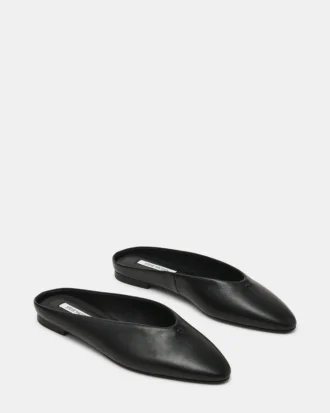 Sherman en cuir noir