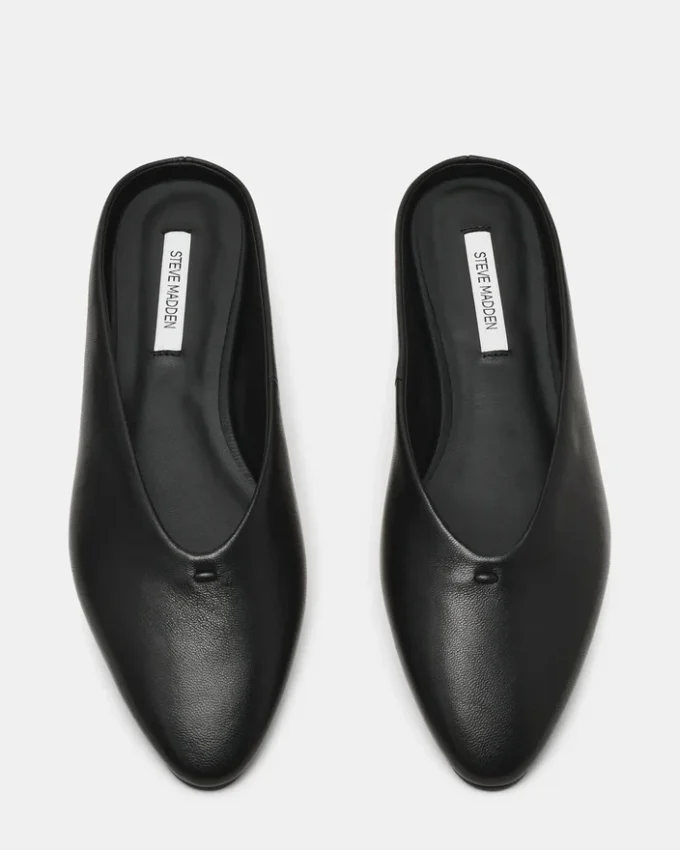 Sherman en cuir noir Sherman en cuir noir