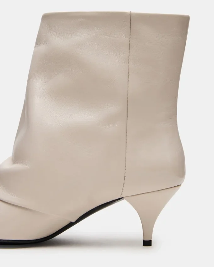 Shiner en cuir blanc