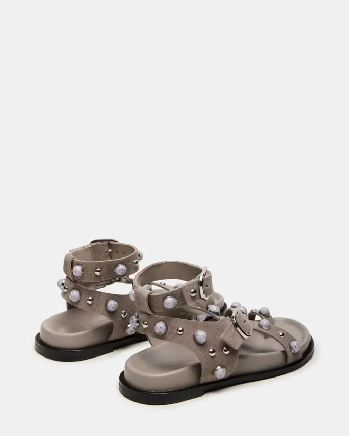 Suède gris linéaire